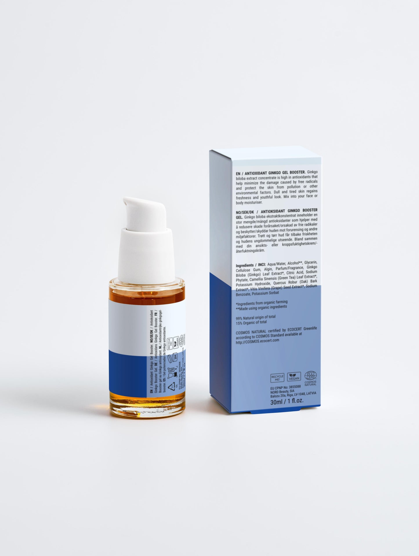 Antioxidant Ginkgo Gel Booster